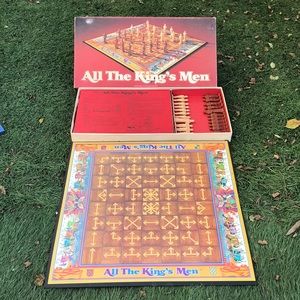 Vintage 1979 ALL THE KINGS MEN Board Game - Complete - Parker Brothers